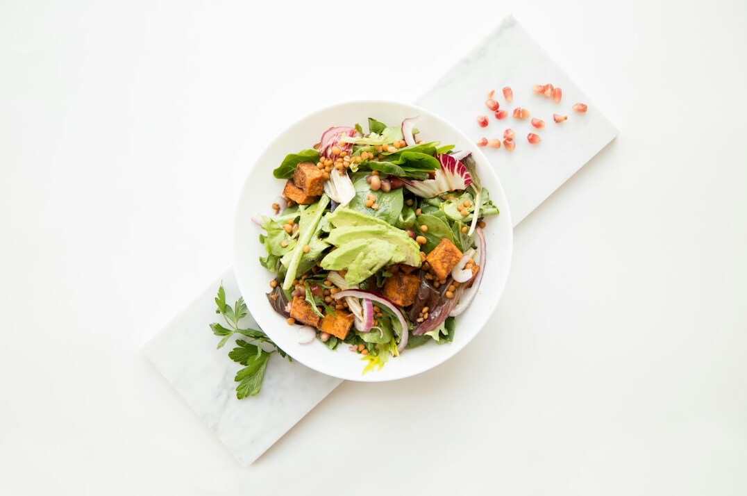 healthy lunch salad bowl